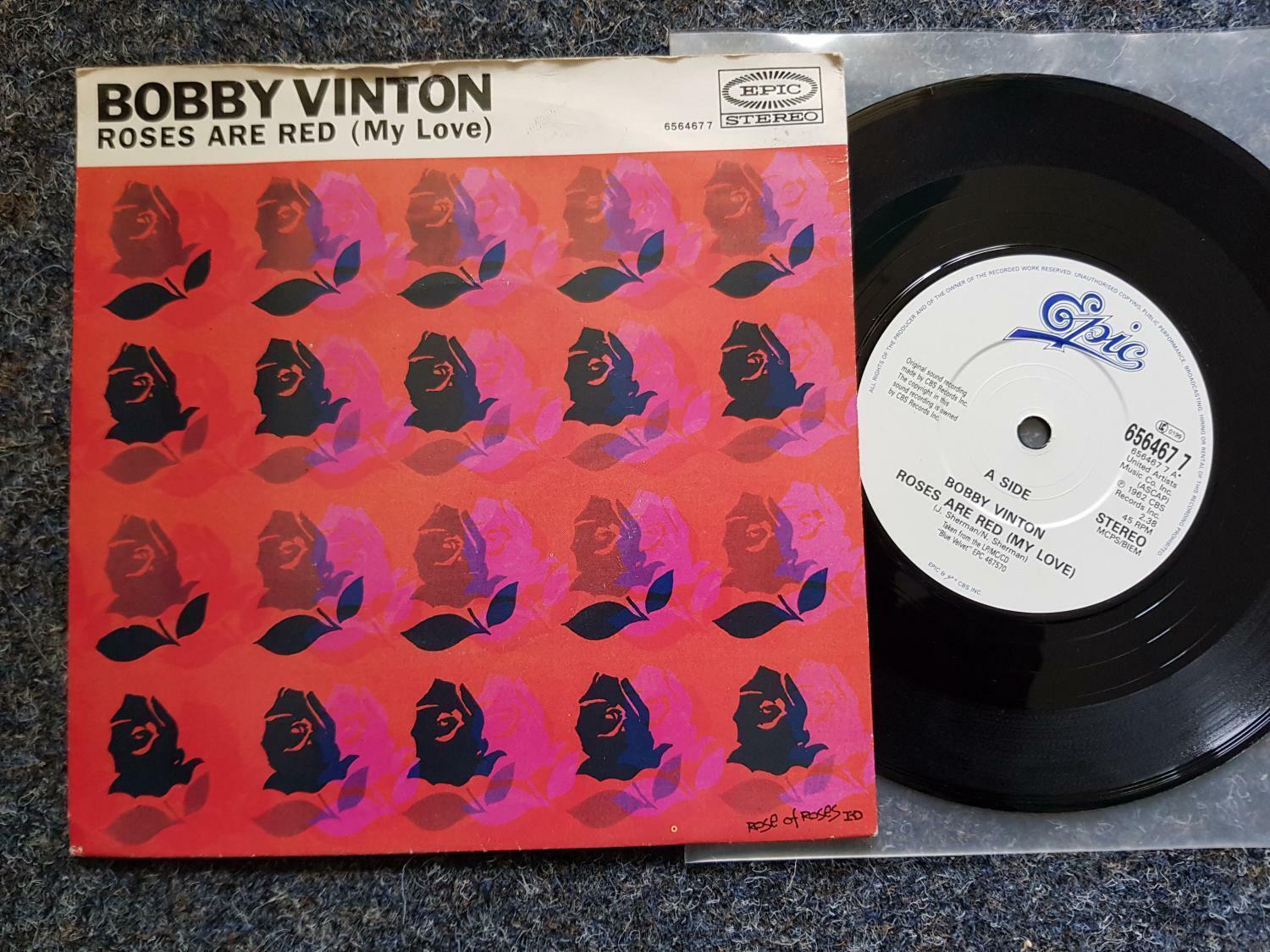 7"" Single Vinyl Bobby Vinton - Roses are red UK