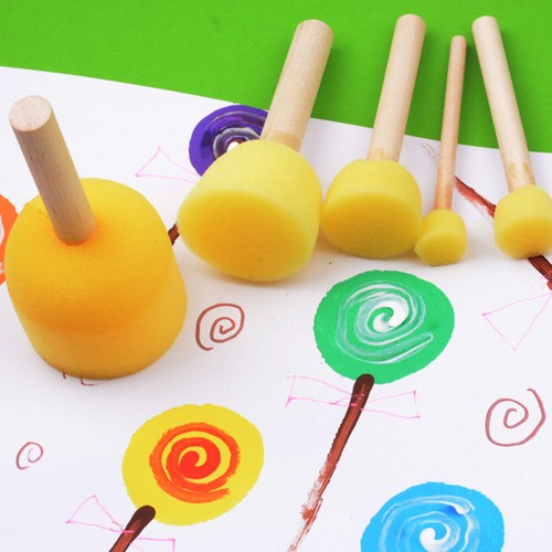 30Pcs Boy Girl Creative Painting Sponge Seals for Art Projects - Picture 8 of 12