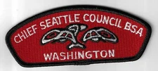 Chief Seattle Council BSA SAP S3b Washington BLK Bdr. [GA-1914]