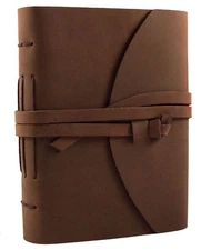 Leather Journal Diary Sketchbook Rustic Travel Notebook Handmade Vintage Genuine