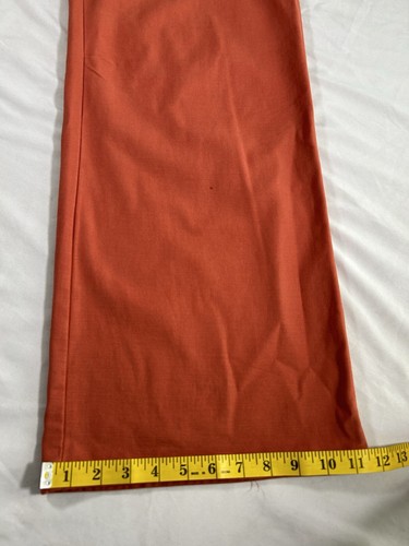 Pilcro Painted Puddle Flare Cargo Pants Womens Size 28 Burnt Orange Boho - Picture 14 of 14