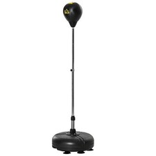 Image of Punching Bag with Stand Boxing Bag Set with Adjustable Height Black, Gold