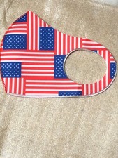 2 X WASHABLE FASHION PROTECTIVE STRETCH FACE MASK - UNISEX - FREE SIZE