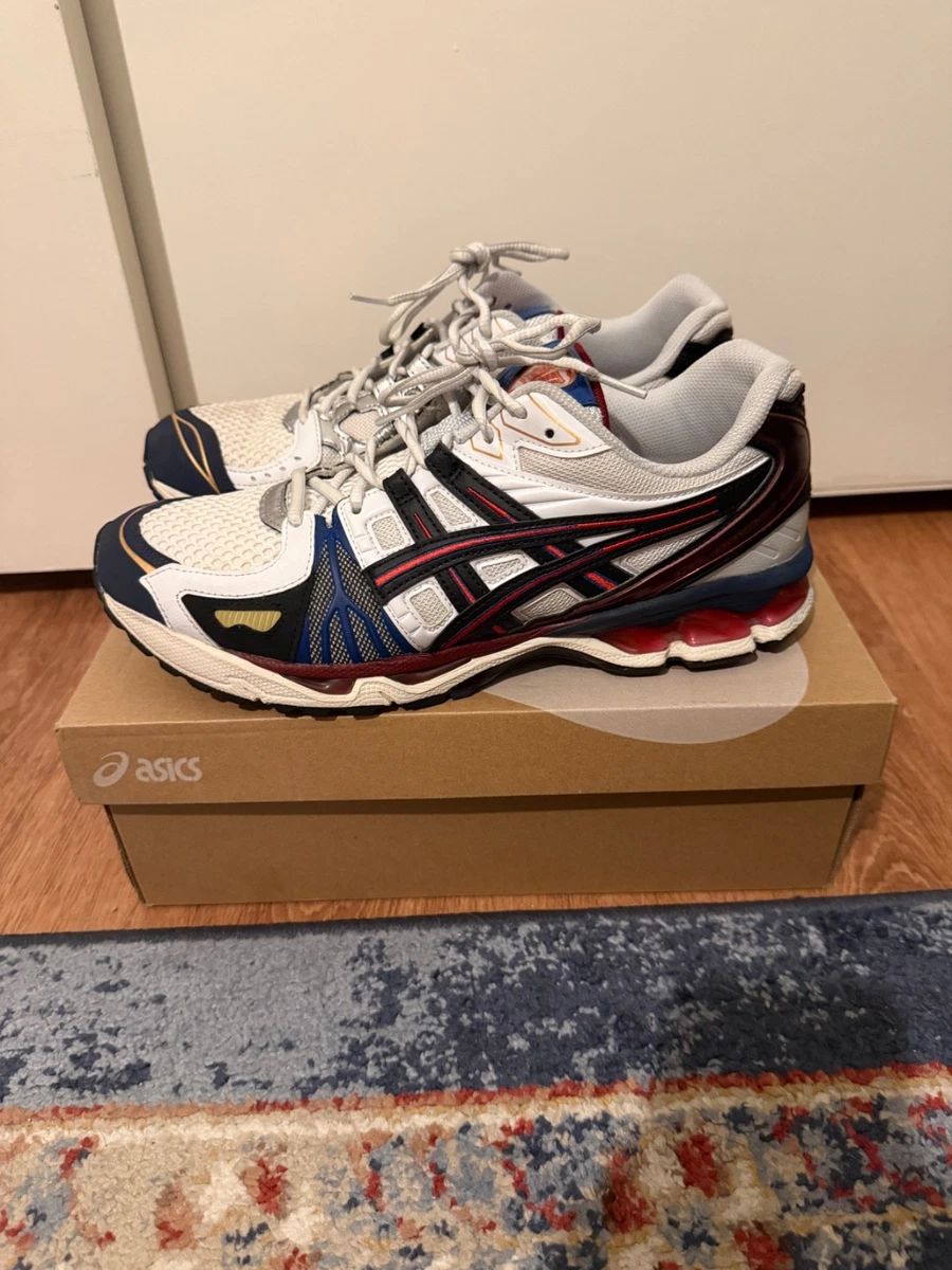 ASICS Gel Kayano Legacy White Blue Red for Sale | Authenticity