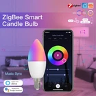 E14 WiFi Smart LED Light Bulb 5W RGB Color Lamp for Alexa Google Tuya