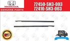 HONDA CRX EF8 EF9 SIR Genuine Front Door Window Molding Right & Left Set OEM