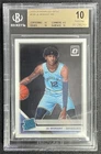 JA MORANT BGS 10 PRISTINE 2019-20 PANINI DONRUSS OPTIC #168 ROOKIE RC 2101