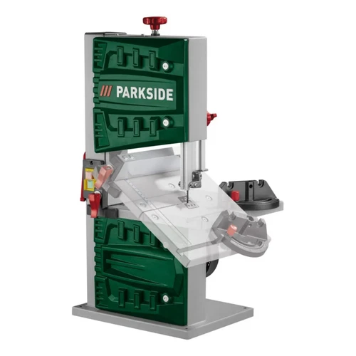 Sierra de cinta Parkside 350W corte dura suave madera laminada cinta de tablero de fibra sierra de mesa - Imagen 5 de 8
