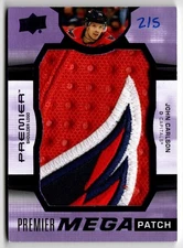 2021-22 Upper Deck Premier #PMP-JO John Carlson Mega Patch Shoulder Logos #/5