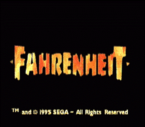 Fahrenheit - Sega Genesis Cd 32X Game - Picture 1 of 6