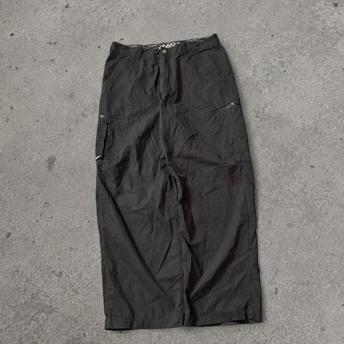 Vans, Y2K Vans Black Cotton Cargo Pants Size 36x34