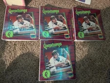 Goosebumps 3 Ring Binder Plus Notebook And Folder And Pencils.