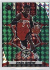 2021-22 Panini Mosaic Green Mosaic Prizm Dennis Schroder #137 0y59