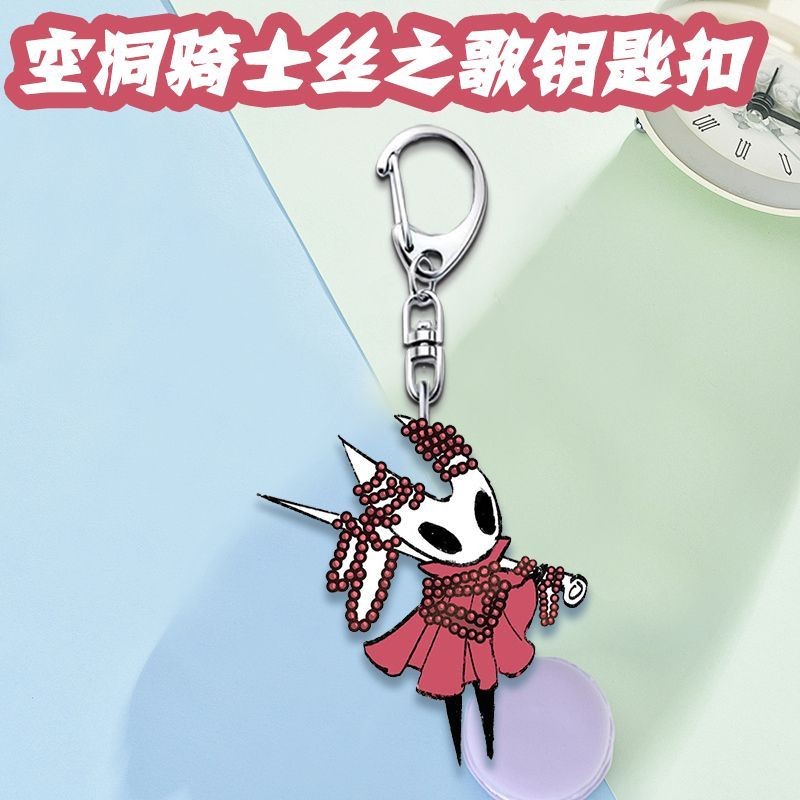 Jeu Hollow Knight: Silksong Hornet Nuu Dentelle Cosplay Porte-clés