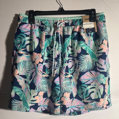 Chubbies Mens Swim Shorts, The Night Faunas, 7'' inseam, Mesh Liner, Pick Size