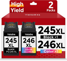 245XL 246XL Ink Cartridge Replacement for Canon PG-245XL CL-246XL PG-245 245 246
