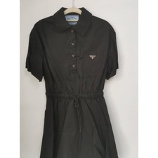 Pre-owned Prada Black short Sleeve Women Dress