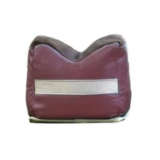 Benchmaster All Leather Medium Filled Bench Rifle Range Bag, Brown #BMALBBMF