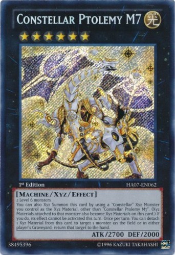 Yugioh! LP Constellar Ptolemy M7 - HA07-EN062 - Secret Rare - Unlimited Edition