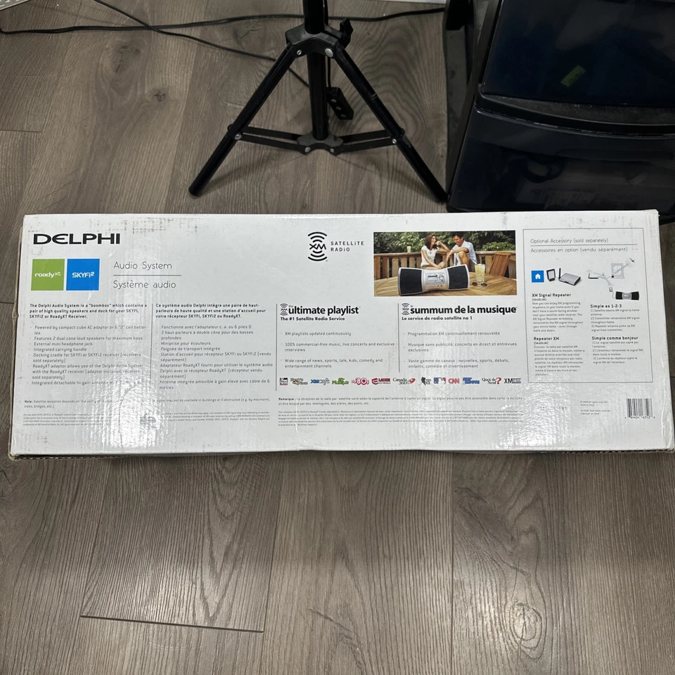 Satellite Radio Portable BoomBox Audio SA10201-11B1 System Receiver SoldSeparate - Image 3 of 4