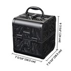 Byootique Rolling Makeup Train Case with Portable Cube Case Cosmetic Organizer — photo 3
