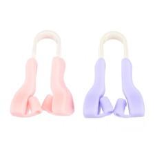 2 Pcs Silicone Nose Shaper Clip Nose Bridge Lifter Nose Straightener for Adults