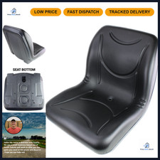 DirectFit Black Seat with Drain Hole for Kubota L3301 L3901 L4701 Tractors