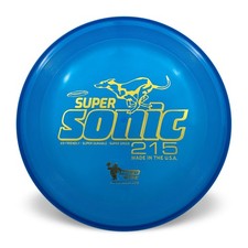Hero Disc USA Supersonic 215 K9 Candy Plastic Dog Frisbee, Outdoor Blue