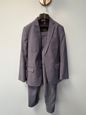 Calvin Klein Big Boys size 10Slim-Fit Plain-Weave Suit Jacket and Pants size 10