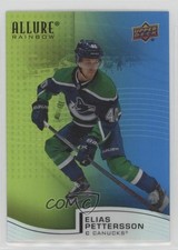2021-22 Upper Deck Allure Rainbow Green Blue 81/299 Elias Pettersson #R-83 16d2