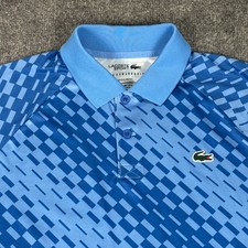 Polo Lacoste Sport Novak Djokovic blu media