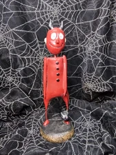 Red Devil Trick or Treat Halloween Folk Art by Janell Berryman’s PUMPKINSEEDS