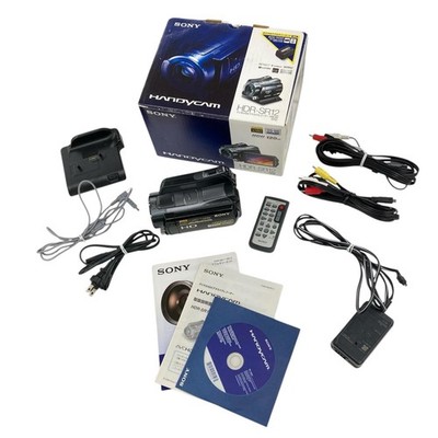 Sony HDR-SR12 Digital HD Handycam Camcorder 120GB HDD For Parts Junk