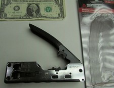 New Triplett Cable Crimping/Stripping Tool Cat7 Cat6 Cat5 RJ11 RJ12 Modular Plug