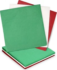 Iconikal 75 Sheets Christmas Tissue Paper Assortment, 20 x 20-inches, 25 of Each