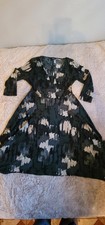 Simply Vera Camo Handkerchief Hem Midi Dress Camo Size Medium 