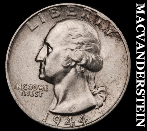 1944 Washington Quarter- Brilliant Uncirculated Luster No Reserve #G6591