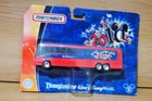 Matchbox Superfast Walt Disney Parks 2010 diecast shuttle bus coach red blue