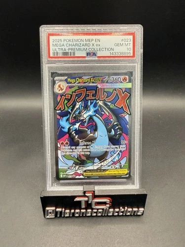 New Listing2025 POKEMON MEP ULTRA-PREMIUM COLLECTION #023 MEGA CHARIZARD X EX PSA 10 443