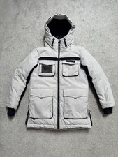 Ted Baker boys winter coat shower-resistant padded parka 8 yrs White Black
