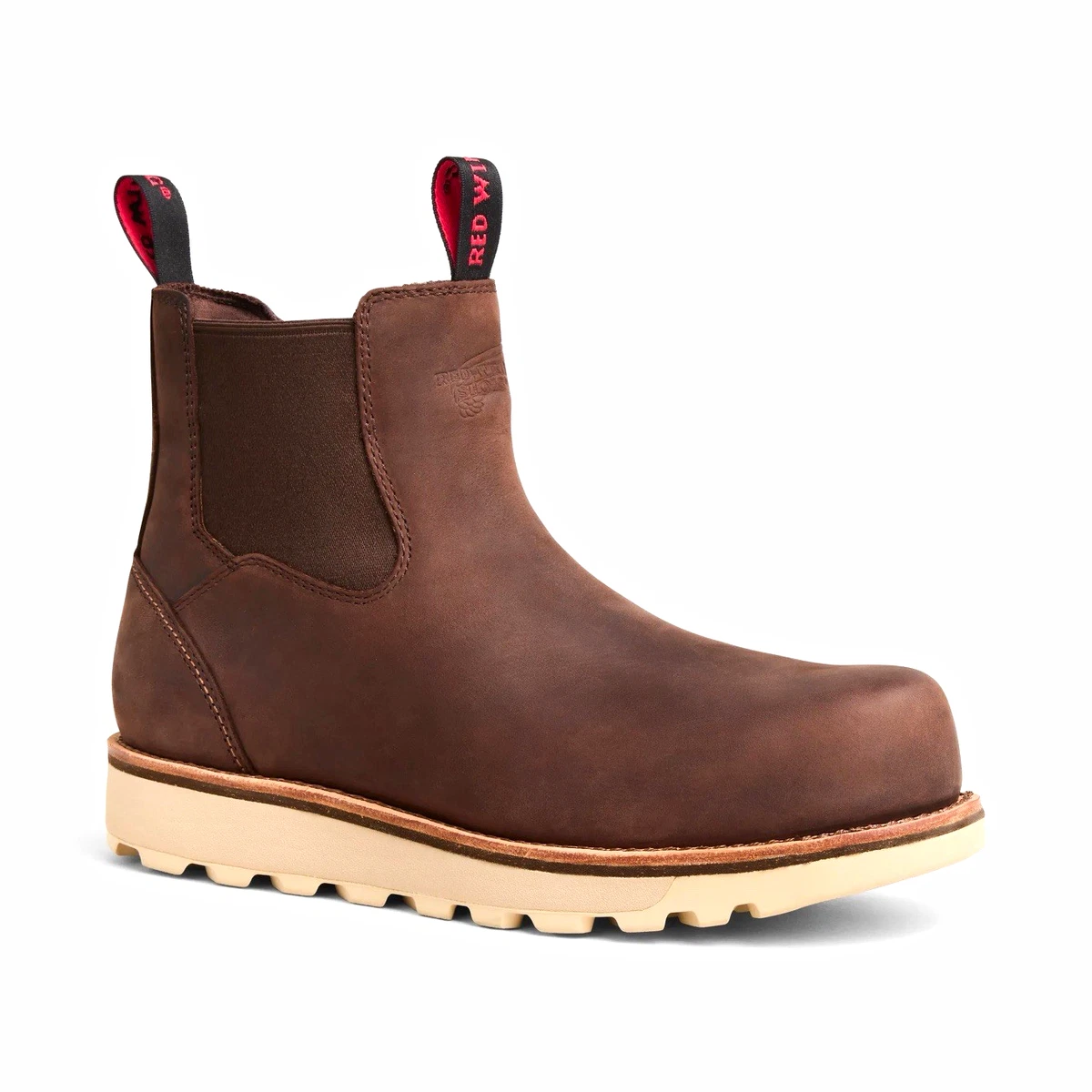 Red Wing Shoes Brown Leather Boots size 12.5 Red Wing 2240 6-Inch Waterproof Safety Toe (Men main image 3