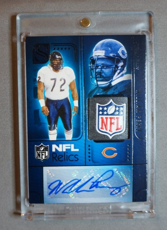 William Refridgerator Perry 2025 Panini Silhouette NFL Shied AUTO Patch /5 Bears