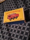 Vintage 1964 Lesney Matchbox #63 Foamite Crash Tender-Fire EMPTY BOX NO TOY