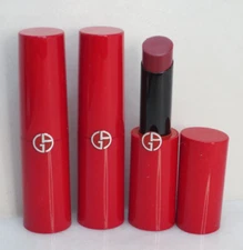 GIORGIO ARMANI ECSTASY SHINE LIPSTICK 504 0.10 OZ NWOB LOT OF 3 **SEE DETAILS**