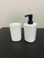 Plastic Toothbrush Holder and Soap Dispenser