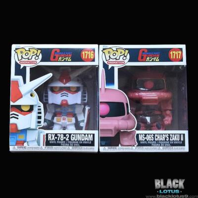 Funko Pop! Gundam RX-78-2 MS-06S Char's Zaku II Mobile Suit