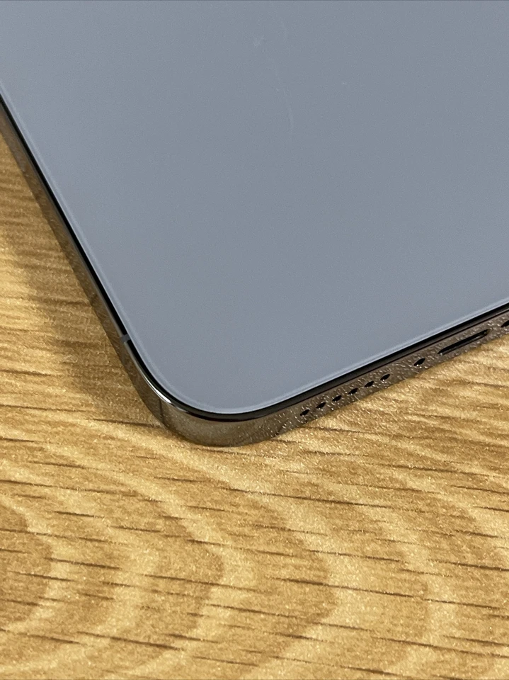 Carcasa trasera iPhone 13 Pro Max repuesto azul sierra con piezas pequeñas grado AB Foto 4 de 4