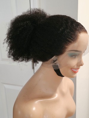 Jerry Curl Lace Wig 360 Curly Remy Human Hair Soft Jerry Curly