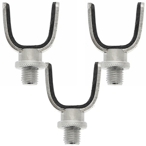 Rod Rest U Butt Grip 3 x Stainless Steel Carp Rod Pod Rests Grips