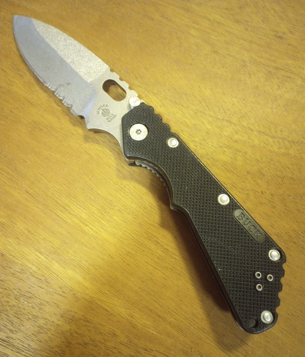 Buck Strider Tarani Knife BOS ATS-34 SB.4 2003 made in the Buck Strider Tarani Knife BOS ATS-34 SB.4 2003 made in the